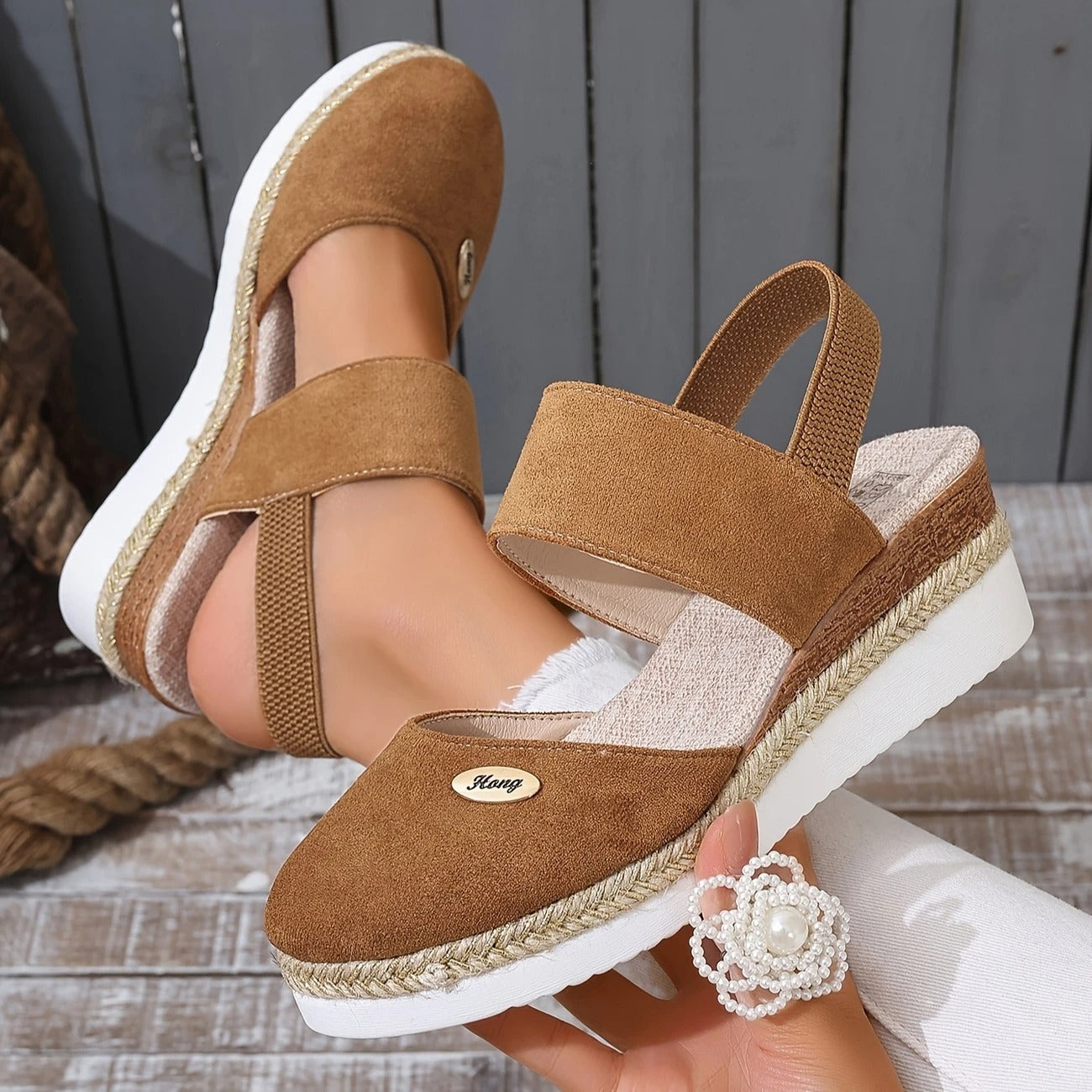 Vienna | Ortopædiske Sandaler med Plateau, Ventilerende og Afslappende