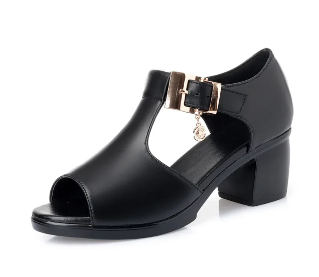 Talia - Ortopædiske sandaler med polstret hæl