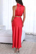 Ivona - Elegant Sæt med Maxinederdel