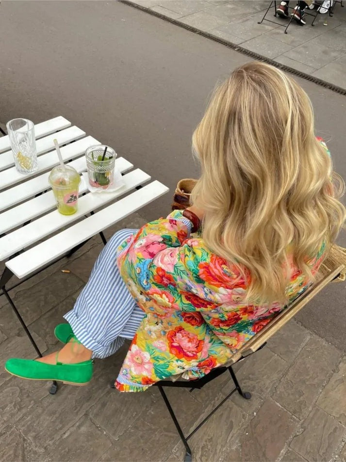 Leonora - Elegant splejset langærmet damejakke