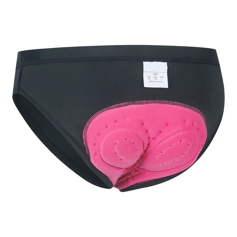 Damen Radunderbukser | 3D polstret, stødabsorberende MTB cykelbukser | Hanazy