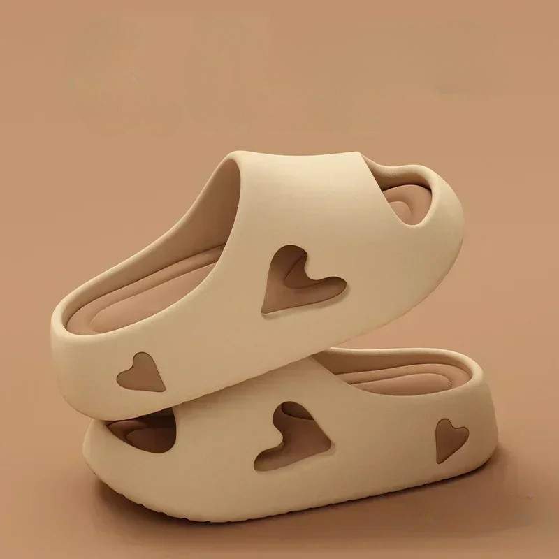 Heart Bliss | Skybløde Flip Flops med Legende Hjerteform