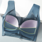 Cecilie | Sømløs bh med blonder og løft