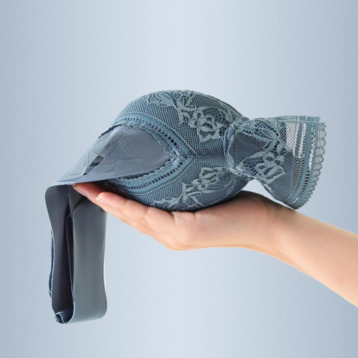 Cecilie | Sømløs bh med blonder og løft