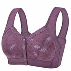 Bellie - Bh i bomuld med knaplukning foran