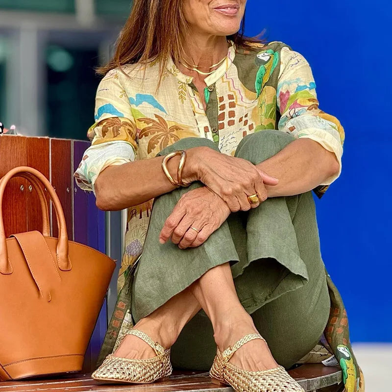 Alba – Elegant sæt i linned