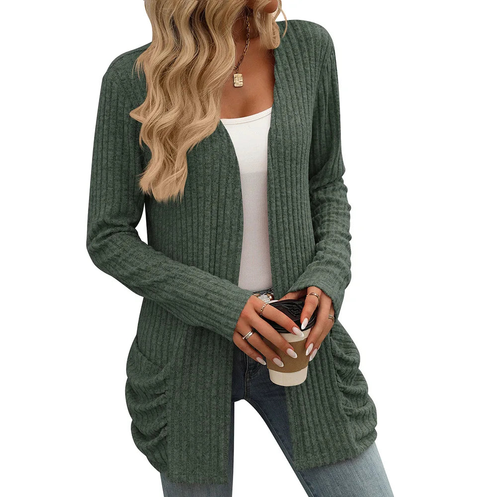 Helle | Ribstrikket cardigan