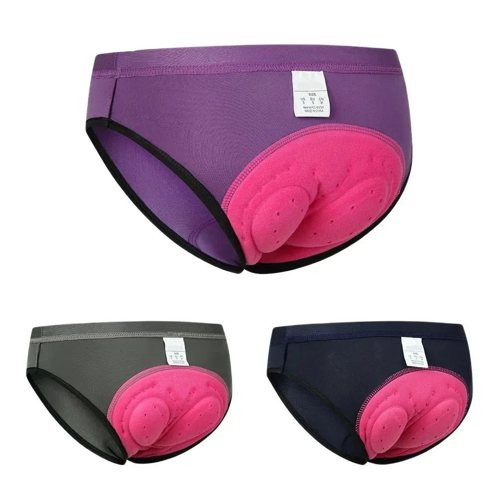 Damen Radunderbukser | 3D polstret, stødabsorberende MTB cykelbukser | Hanazy