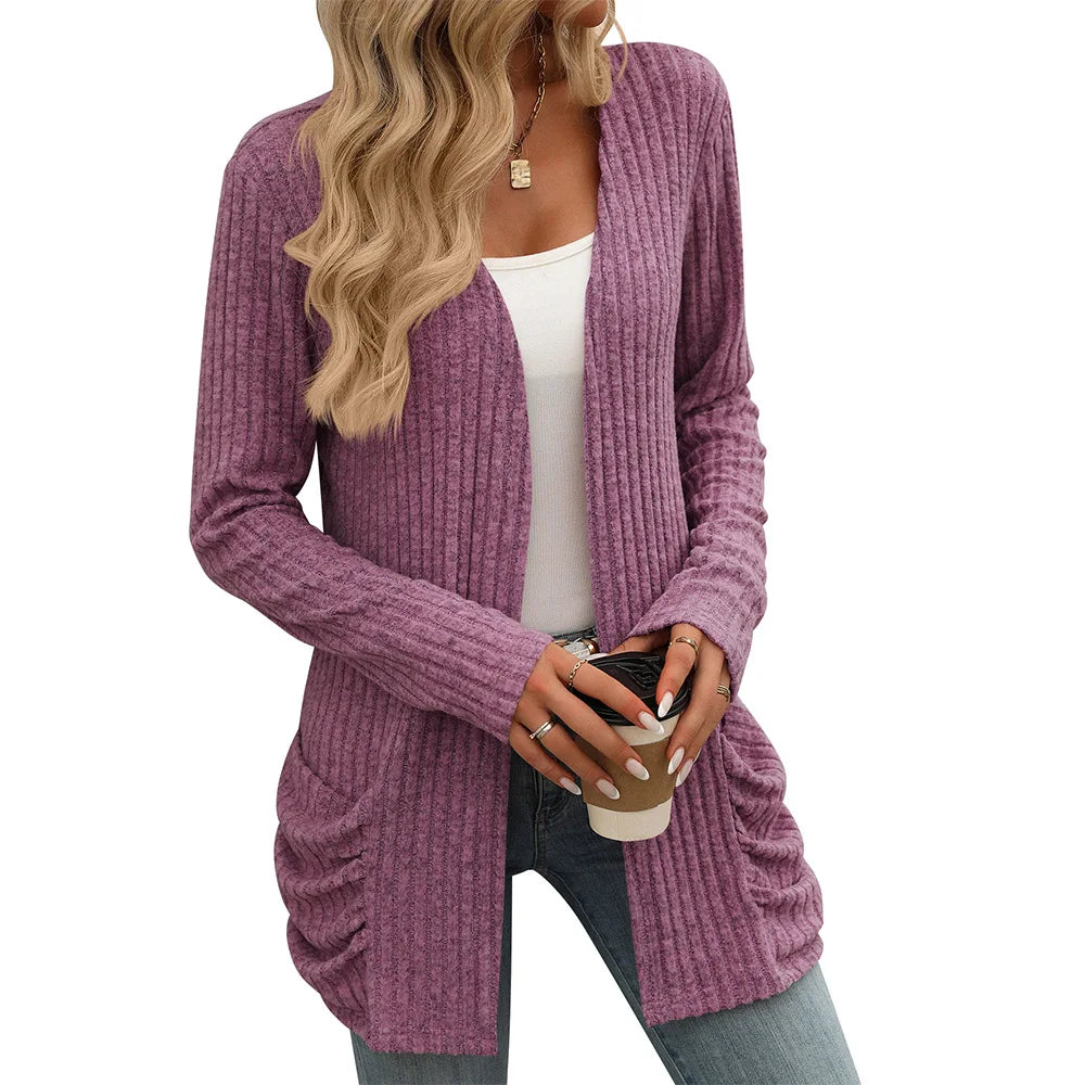 Helle | Ribstrikket cardigan