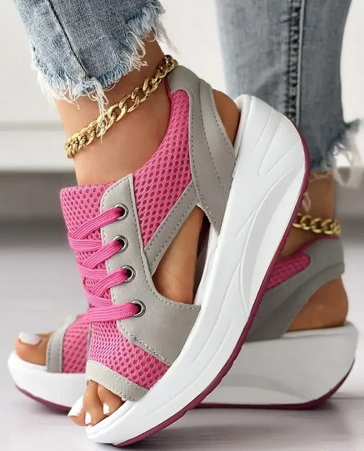 Lindsey - Moderigtige åbne sandaler