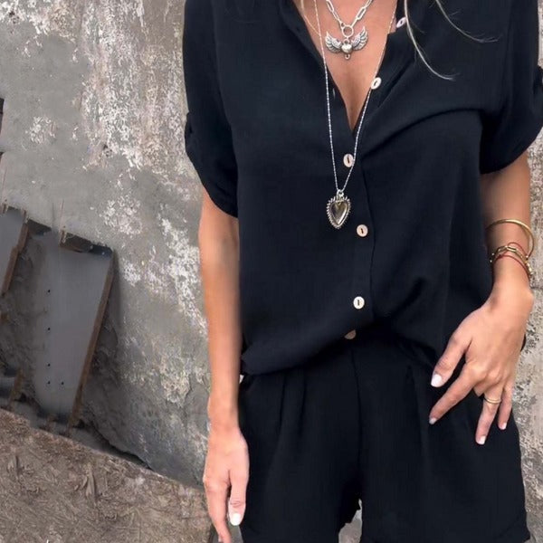 Svanhild - Stilfuldt todelt sæt til kvinder