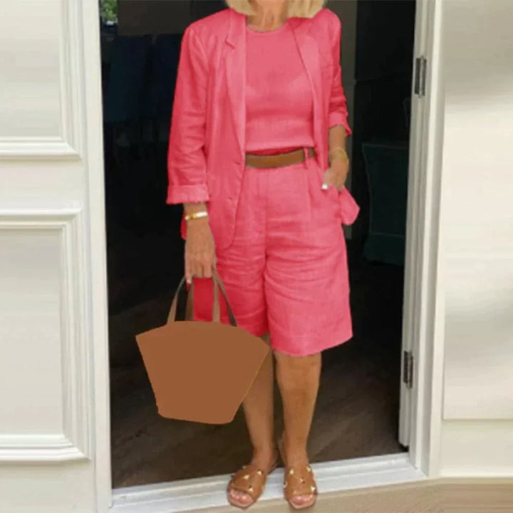 Talia - Luksus sæt med blazer og shorts