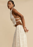 Allis - Haltertop og Nederdel Sæt