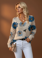 Annelies™ | Elegant Floral Pattern Sweater
