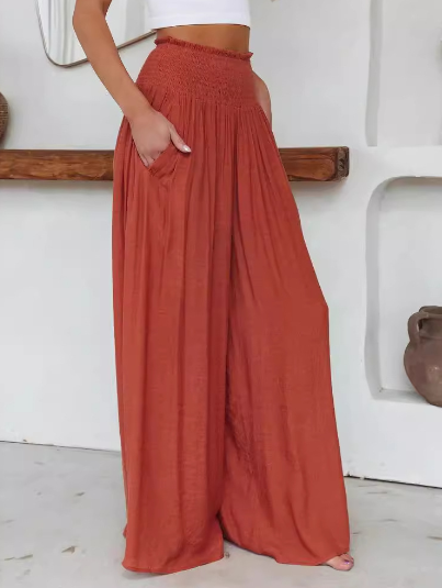 Iliana - Casual Bukser med brede ben