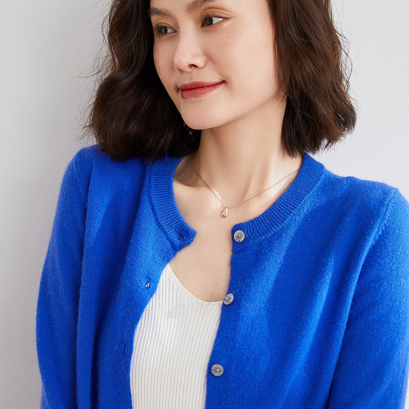 Jade | strikket cardigan med lange ærmer