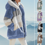 Ingeborg – Varm Fleecejakke i Overstørrelse